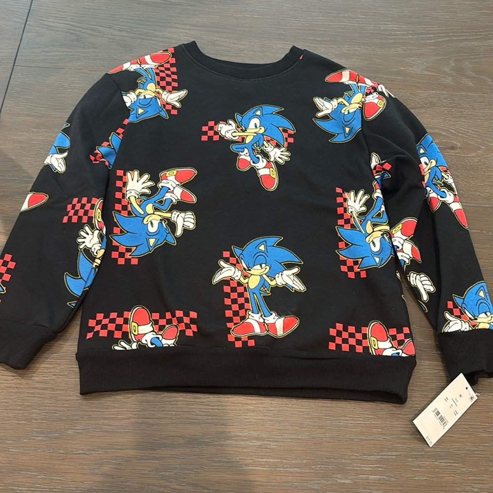Boys Sonic Sweatshirt NWT